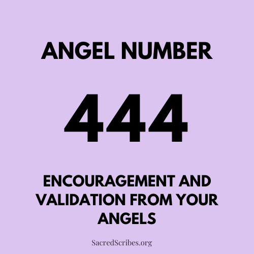 Meaning of Angel Number 444 explained by Joanne