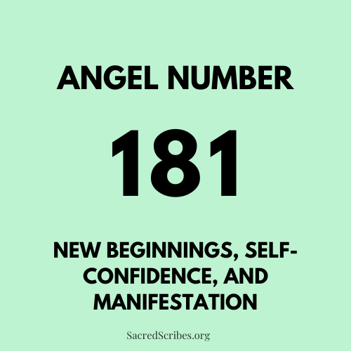 Meaning of Angel Number 181 explained by Joanne