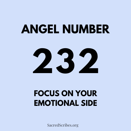 Meaning of Angel Number 232 explained by Joanne