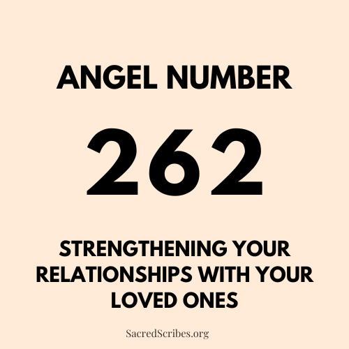 Meaning of Angel Number 262 explained by Joanne