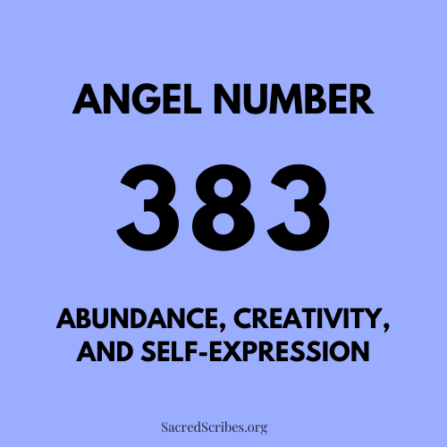 Meaning of Angel Number 383 Explained by Joanne