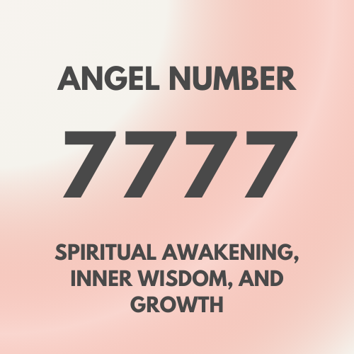 Meaning of Angel Number 7777 Explained by Joanne