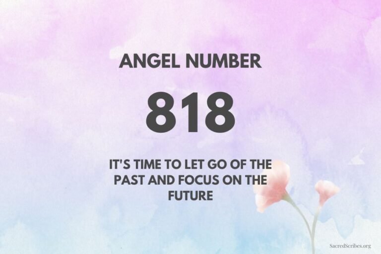 Meaning of Angel Number 818 Explained by Joanne