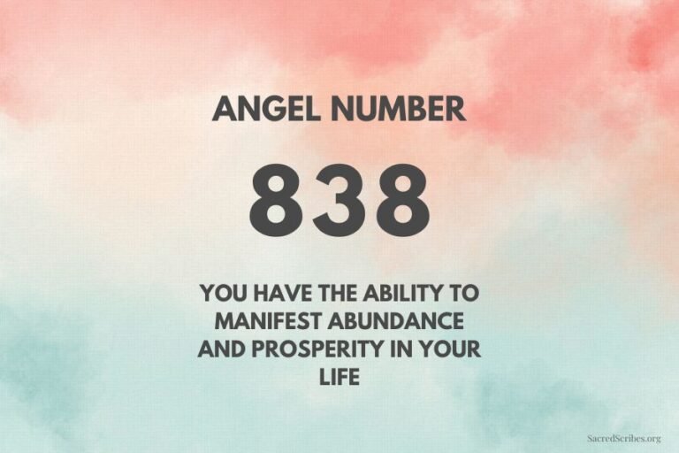 Meaning of Angel Number 838 Explained by Joanne