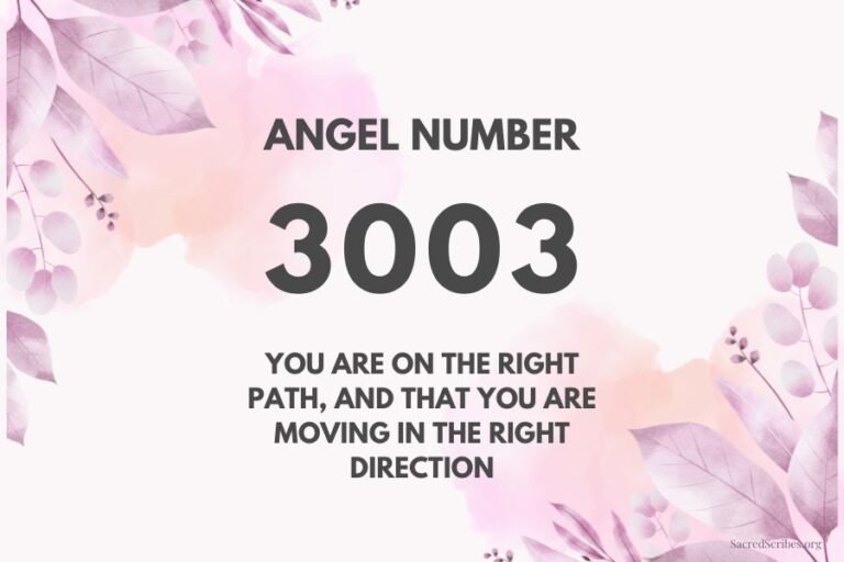 Meaning of Angel Number 3003 Explained by Joanne
