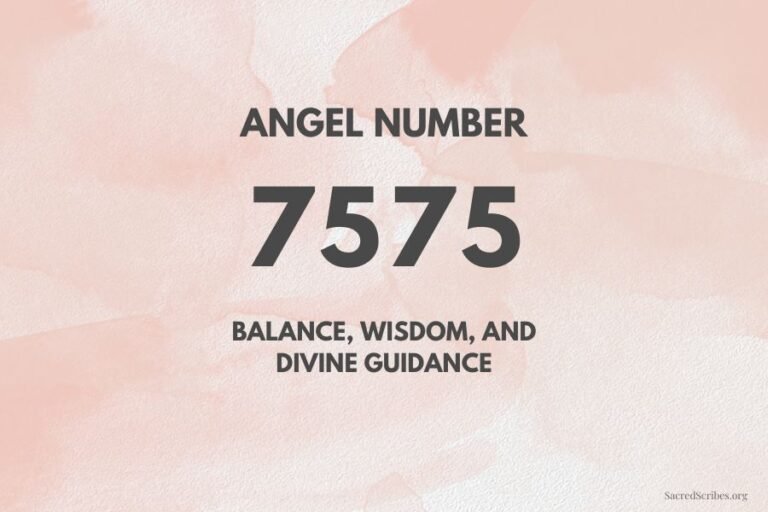 Meaning of Angel Number 7575 Explained by Joanne