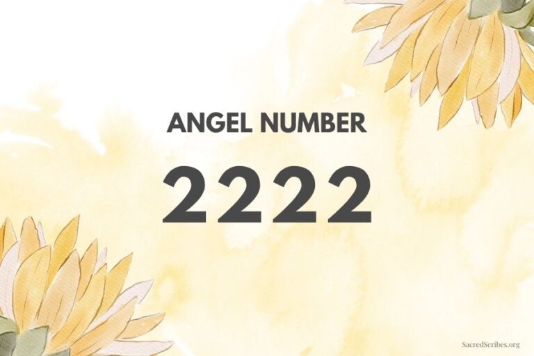 Meaning of Angel Number 2222 Explained by Joanne – Sacred Scribes