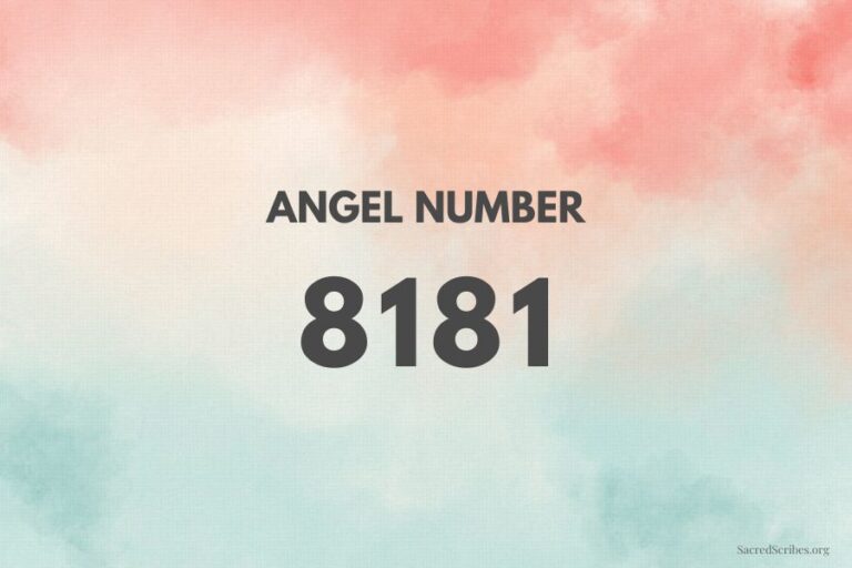 Meaning of Angel Number 8181 Explained by Joanne