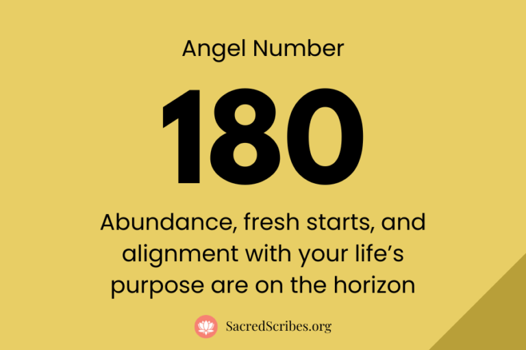 Meaning of Angel Number 180 Explained by Joanne