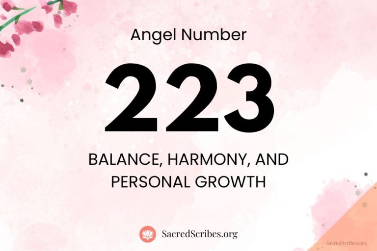 Meaning of Angel Number 223 Explained by Joanne