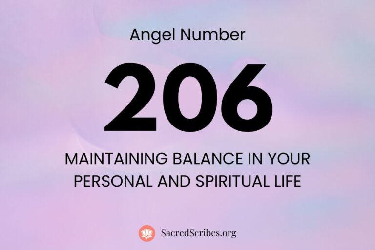 Meaning of Angel Number 206 Explained by Joanne